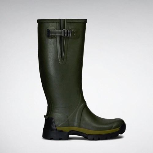 Hunter Balmoral Bamboo Carbon Tall Wellies (H025B) Ireland